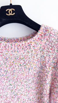 CHANEL 16C pink sequin women's sweater / シャネル レディース ピンク スパンコール セーター