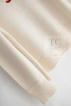 CHANEL 19C Ivory La Pausa CC Logo Turtle Cashmere Knit Sweater 36 38 シャネル アイボリー ホワイト ラ パウザ CC ロゴ タートル カシミア ニット セーター 即発