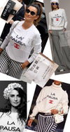 CHANEL 19C Ivory La Pausa CC Logo Turtle Cashmere Knit Sweater 36 38 シャネル アイボリー ホワイト ラ パウザ CC ロゴ タートル カシミア ニット セーター 即発