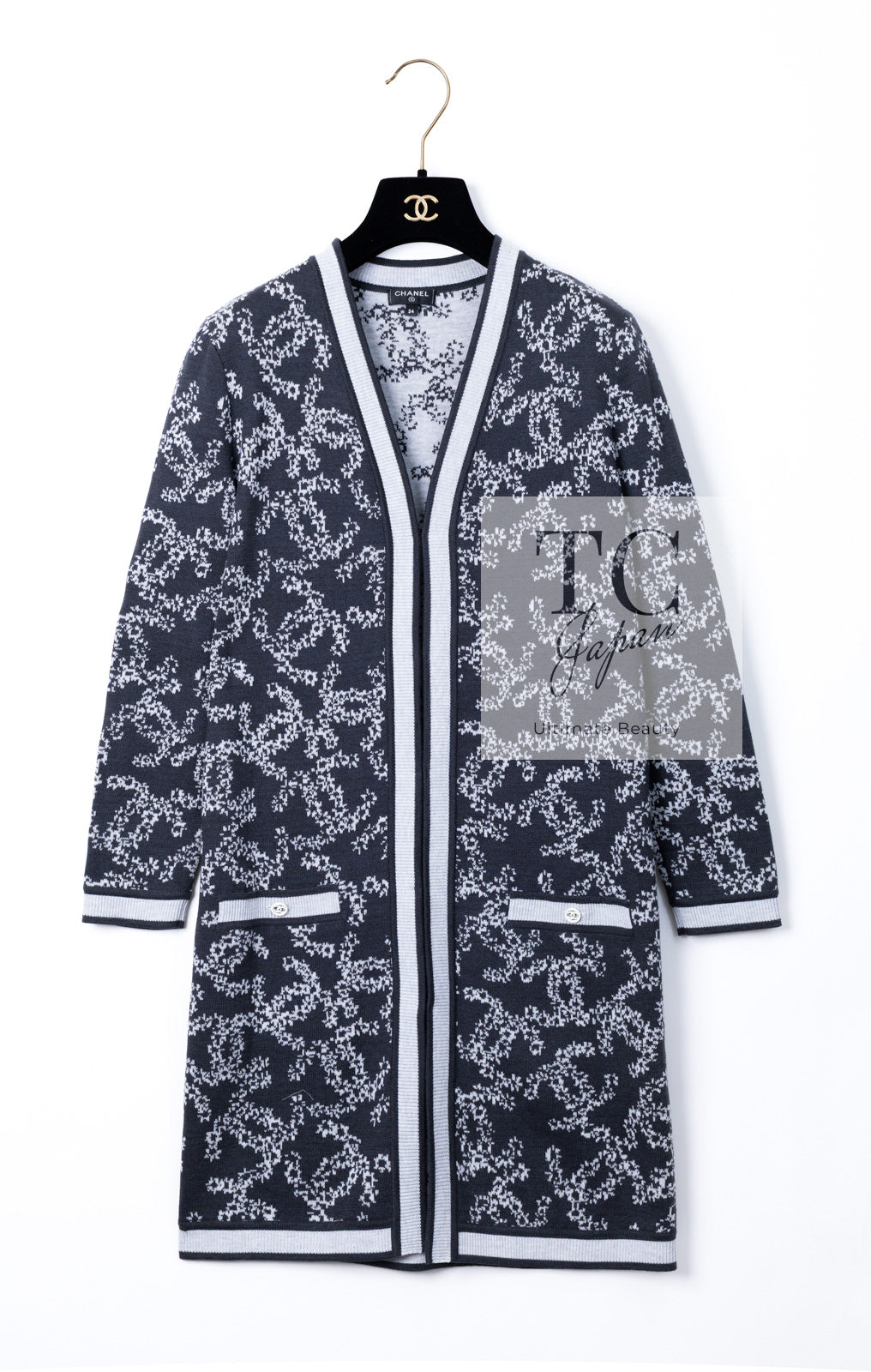 CHANELロングカーディガン新品 シャネル カーディガン CHANEL Cardigan【正規品・専門店】シャネル