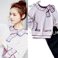 CHANEL 16S White Red Blue Airplane Tops Sweater 34 シャネル ホワイト レッド ブルー 飛行機 ニット トップス セーター 即発