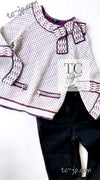 CHANEL 16S White Red Blue Airplane Tops Sweater 34 シャネル ホワイト レッド ブルー 飛行機 ニット トップス セーター 即発