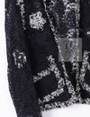 CHANEL 04S Camellia Black Lace Cardigan Jacket Skirt Set up 38 シャネル カメリア ブラック レース カーディガン ジャケット スカート セットアップ 即発