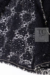 CHANEL 04S Camellia Black Lace Cardigan Jacket Skirt Set up 38 シャネル カメリア ブラック レース カーディガン ジャケット スカート セットアップ 即発
