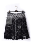 CHANEL 04S Camellia Black Lace Cardigan Jacket Skirt Set up 38 シャネル カメリア ブラック レース カーディガン ジャケット スカート セットアップ 即発