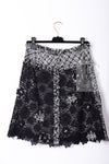 CHANEL 04S Camellia Black Lace Cardigan Jacket Skirt Set up 38 シャネル カメリア ブラック レース カーディガン ジャケット スカート セットアップ 即発