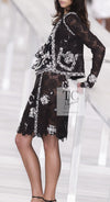 CHANEL 04S Camellia Black Lace Cardigan Jacket Skirt Set up 38 シャネル カメリア ブラック レース カーディガン ジャケット スカート セットアップ 即発