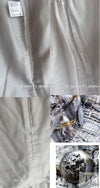 CHANEL 08A Sarah Jessica Parker Grey Multi Tweed Skirt Lion Button 36 シャネル サラ ジェシカ着用 グレー マルチ ツイード スカート ライオン ボタン 即発