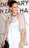 CHANEL 09S Beige Beaded Trim Jacket 38 シャネル ベージュ ビーズ トリミング ジャケット サラ・ジェシカ・パーカー着用 即発