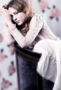 CHANEL 09S Beige Beaded Trim Jacket 38 シャネル ベージュ ビーズ トリミング ジャケット サラ・ジェシカ・パーカー着用 即発