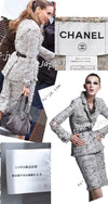 CHANEL 08A Sarah Jessica Parker Grey Multi Tweed Jacket 40 シャネル サラ ジェシカ着用 グレー マルチ ツイード ジャケット 即発