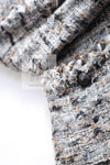 CHANEL 08A Sarah Jessica Parker Grey Multi Tweed Jacket 40 シャネル サラ ジェシカ着用 グレー マルチ ツイード ジャケット 即発