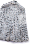 CHANEL 08A Sarah Jessica Parker Grey Multi Tweed Jacket 40 シャネル サラ ジェシカ着用 グレー マルチ ツイード ジャケット 即発