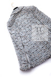 CHANEL 08A Sarah Jessica Parker Grey Multi Tweed Jacket 40 シャネル サラ ジェシカ着用 グレー マルチ ツイード ジャケット 即発