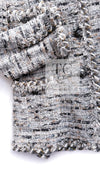 CHANEL 08A Sarah Jessica Parker Grey Multi Tweed Jacket 40 シャネル サラ ジェシカ着用 グレー マルチ ツイード ジャケット 即発