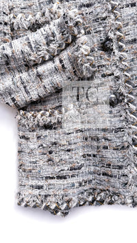 CHANEL 08A Sarah Jessica Parker Grey Multi Tweed Jacket 40 シャネル サラ ジェシカ着用 グレー マルチ ツイード ジャケット 即発