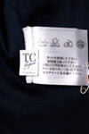 CHANEL 11S Navy Crochet Braid Trim Cotton Jacket 36 38 シャネル ネイビー クロシェット ブレイド トリミング コットン ジャケット 即発