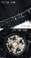 CHANEL 13C Black Ribbon Lesage Tweed Jacket 40 シャネル ブラック リボンテープ ロゴ ルサージュ ツイード ジャケット 即発