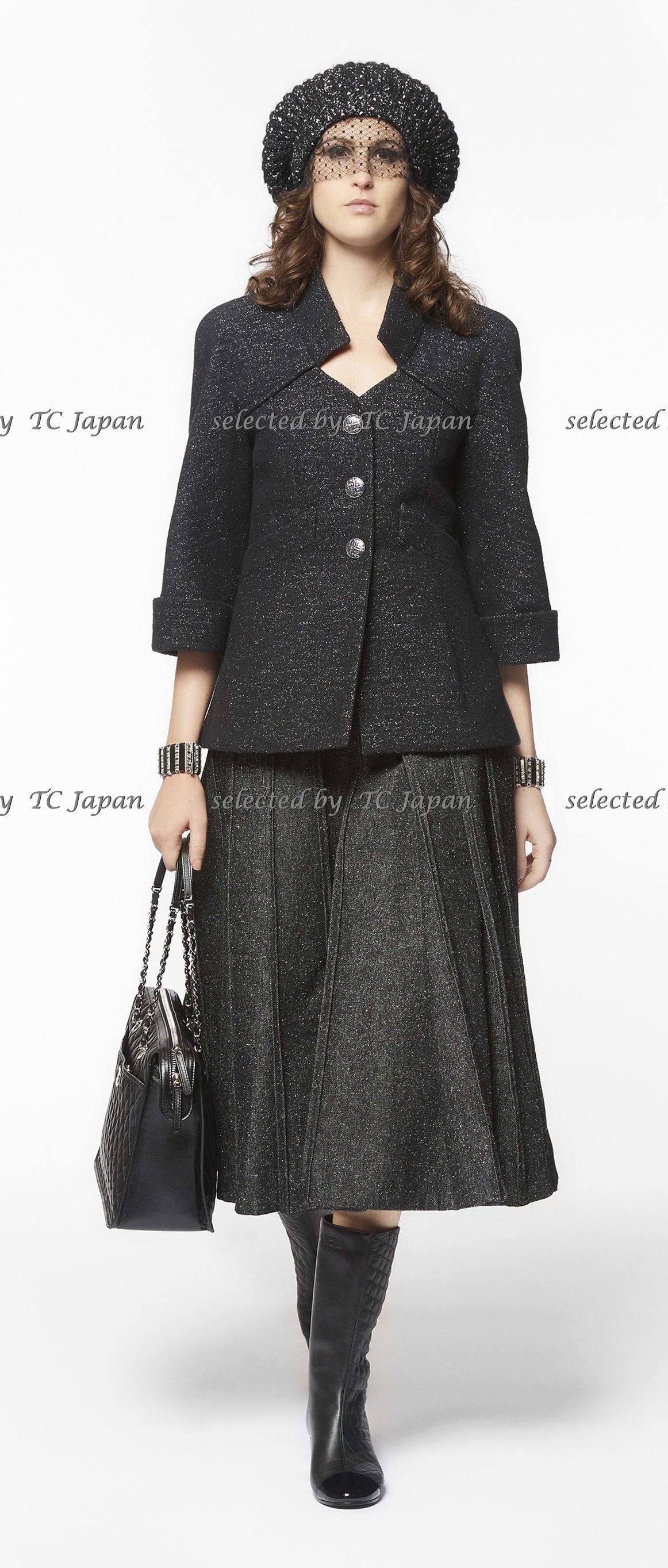 CHANEL MA-1 ジャケット 黒 RUE PARIS - メルカリ