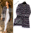 CHANEL 07S Navy White Pink Multicolor Tweed Coat 36 38 シャネル ネイビー ピンク ホワイト マルチカラー ツイード コート 即発