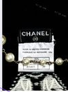 CHANEL 08A Black Dot Logo Cashmere Knit Sweater 36 38 シャネル ブラック ドット ロゴ カシミヤ ニット セーター 即発