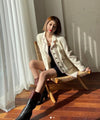 CHANEL 18PA Black Braid Trim Wool Jacket Coat 34 シャネル ブラック ブレード トリム ウール ジャケット 即発