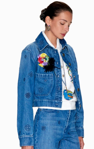 CHANEL 21PS denim