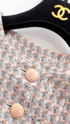 CHANEL 13C Rose Garden Multicolor Silk Tweed Jacket Suit 40 シャネル ローズガーデン・ツイード・ジャケット 即発