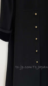CHANEL 89A Vintage Black Cashmere 100% Long Coat 46 48 50 シャネル ヴィンテージ・ブラック・カシミア100% ロングコート 即発