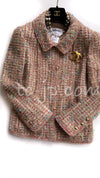 CHANEL 04A Beige Multi Color Lesage Jacket Cashmere Lining Skirt Suit Tops 38 40 シャネル ベージュ・マルチカラー・ルサージュ・ジャケット・スカート・スーツ・トップス 即発 - TC JAPAN