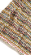 CHANEL 17C Creme Marigold Multi Cotton Cardigan 34 36 シャネル クリーム マリゴールド コットン ストレッチ テープ トリム カーディガン 即発