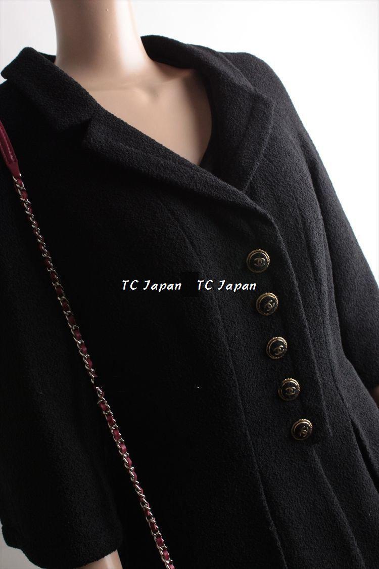 CHANEL 07S Black or Pink or Ivory CC Button Jacket 36 シャネル CCボタン・ブラック・ピンク・アイボリー・ジャケット - シャネル TC JAPAN