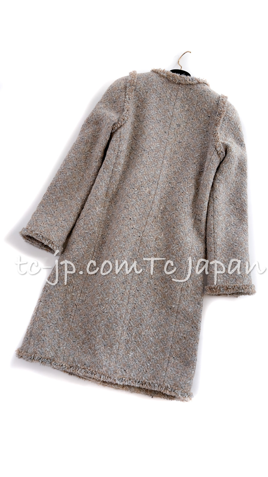 シャネル グレー・ウール・コート CHANEL 17A Grey Wool Coat – TC JAPAN
