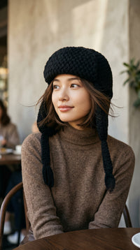 CHANEL black knit CC logo women's item / シャネル レディース ブラック ニット CCロゴ 商品