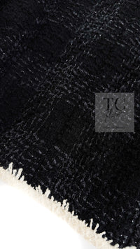 CHANEL 06PF Black Ivory Trim Boucle Wool Tweed Jacket Skirt Suit 38 シャネル ブラック アイボリー トリミング ブークレ ウール ツイード ジャケット スカート スーツ 即発