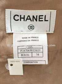 CHANEL 04A Beige Multi Color Lesage Skirt 38 シャネル ベージュ マルチカラー ルサージュ スカート 即発