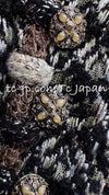 CHANEL 12PF Brown Black Metallic Tweed Jacket Skirt 36 シャネル ブラウン ブラック メタリック ツイード ジャケット スカート 即発