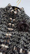 CHANEL 12PF Brown Black Metallic Tweed Jacket Skirt 36 シャネル ブラウン ブラック メタリック ツイード ジャケット スカート 即発