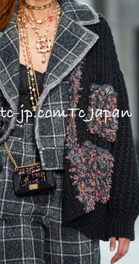 CHANEL 22PF Gray Check Camel Hair Wool Jacket Coat 36 38 40 シャネル グレー チェック キャメルヘアー ウール ジャケット コート 即発