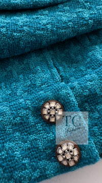 CHANEL 19A Blue Riders Wool Tweed Jacket 36 38 40 シャネル ブルー ライダース ウール ツイード ジャケット 即発