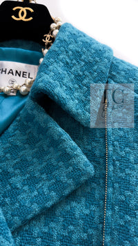 CHANEL 19A Blue Riders Wool Tweed Jacket 36 38 40 シャネル ブルー ライダース ウール ツイード ジャケット 即発