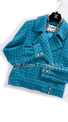 CHANEL 19A Blue Riders Wool Tweed Jacket 36 38 40 シャネル ブルー ライダース ウール ツイード ジャケット 即発