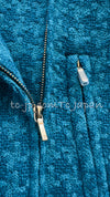 CHANEL 19A Blue Riders Wool Tweed Jacket 36 38 40 シャネル ブルー ライダース ウール ツイード ジャケット 即発