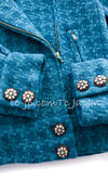 CHANEL 19A Blue Riders Wool Tweed Jacket 36 38 40 シャネル ブルー ライダース ウール ツイード ジャケット 即発