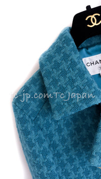 CHANEL 19A Blue Riders Wool Tweed Jacket 36 38 40 シャネル ブルー ライダース ウール ツイード ジャケット 即発