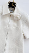 CHANEL 19S White Zipper Tweed Jacket 34 シャネル ホワイト ジッパー ツイード ジャケット 即発