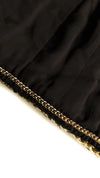 CHANEL 22S Black Sequined Gold Trim Tweed Jacket 36 38 シャネル ブラック スパンコール ゴールド トリム ジャケット 即発