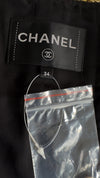 CHANEL 22S Black Sequined Gold Trim Tweed Jacket 36 38 シャネル ブラック スパンコール ゴールド トリム ジャケット 即発
