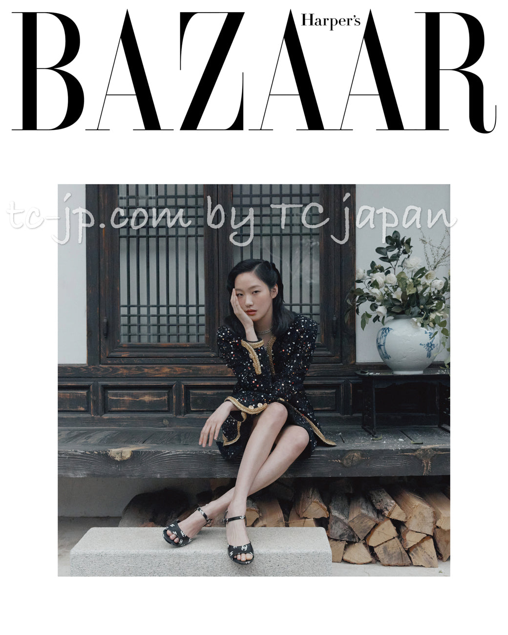 CHANEL 22S Black Sequined Gold Trim Tweed Jacket 36 38 シャネル ブラック スパンコール ゴールド トリム ジャケット 即発