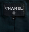CHANEL 20C Dark Navy Olive Peacoat Cotton Jacket 46 シャネル ダーク ネイビー オリーブ ピーコート コットン ジャケット 即発